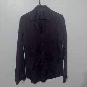 Boss Men's Dark Purple Shirt